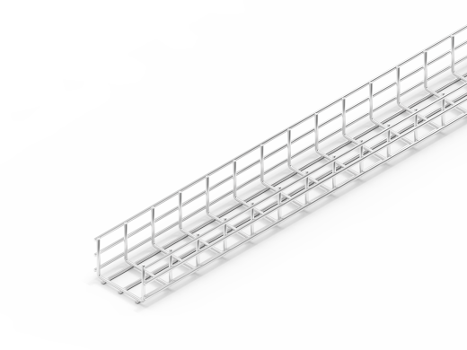 Лоток проволочный прямой диаметр проволоки 4 мм ПП4.150.105.3000.8.6